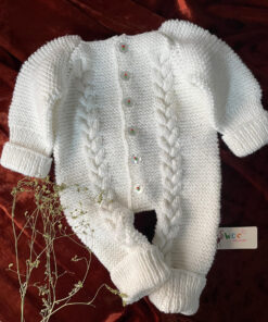 Dove Braided Romper -1pc